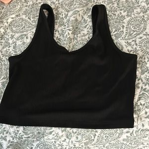 SHEIN black crop top